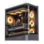 Jonsbo D400 Midi Tower ATX con Vidrio Templado - negro
