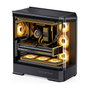 Jonsbo D400 Midi Tower ATX con Vidrio Templado - negro