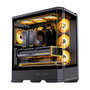 Jonsbo D400 Midi Tower ATX con Vidrio Templado - negro