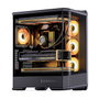 Jonsbo D400 Midi Tower ATX con Vidrio Templado - negro