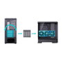 Jonsbo D400 Midi Tower ATX con Vidrio Templado - negro