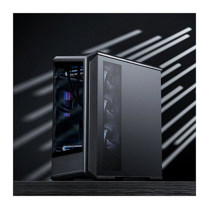 Jonsbo D400 Midi Tower ATX con Vidrio Templado - negro