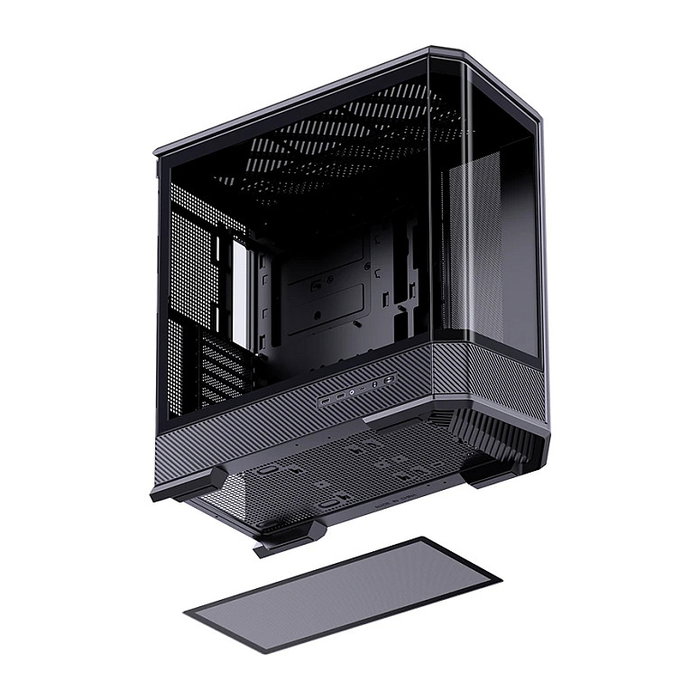 Jonsbo D400 Midi Tower ATX con Vidrio Templado - negro