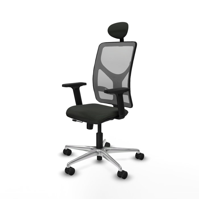 PIQUERAS Y CRESPO Silla de oficina Motilla con mecanismo Sincro/Traslack, Negro/Gris PIQUERAS Y CRESPO Silla de oficina Motilla con mecanismo Sincro/Traslack, Negro/Gris