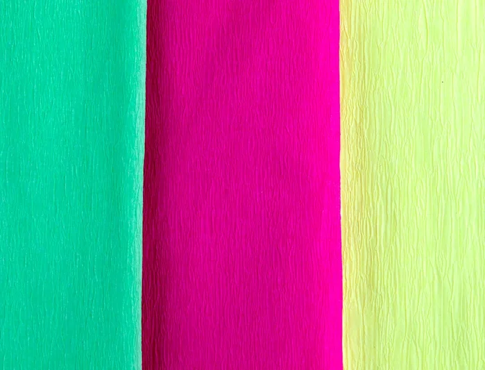 Liderpapel Papel Crespón 50 cm x 2,5 m Verde Fluorescente 34g/m2
