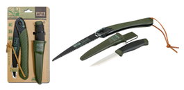 BAHCO Set de Poda con Serrucho Plegable de 9 Pulgadas, Cuchillo de 8,5 Pulgadas y Funda