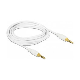 DeLOCK Cable de audio 85550 3,5 mm macho a macho 2 m blanco