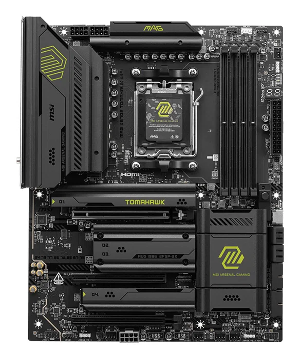 MSI MAG X870E TOMAHAWK WIFI Placa base AM5 ATX DDR5