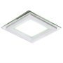greenice Foco Downlight LED Cuadrado 6W Blanco Frío 6000K Cristal