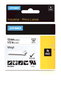 Dymo RHINO Cinta de Vinilo Industrial 12mm x 5,5m Negro sobre Blanco