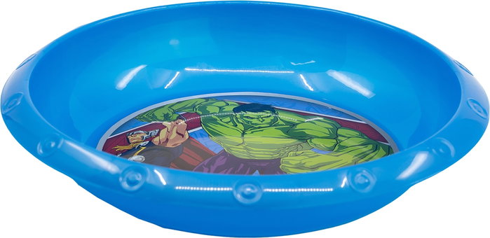 Licensing Cuenco Pp Fácil CZ11373 Vengadores Marvel Plástico Alimentario Libre de BPA Resistente Apto para Niños 4+ Años