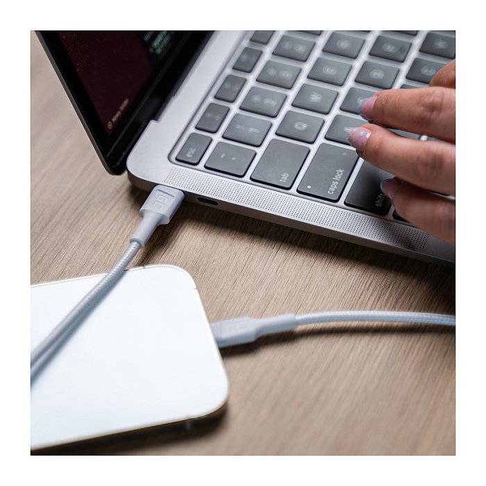 Green Cell GC PowerStream USB-C a Lightning 1m Blanco