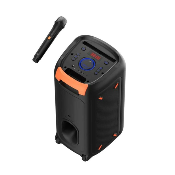 Celly PARTYSPEAKERWLM Altavoz de Fiesta con Micrófono Inalámbrico Negro 40 W