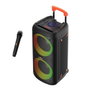 Celly PARTYSPEAKERWLM Altavoz de Fiesta con Micrófono Inalámbrico Negro 40 W