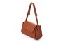 Lucky Bees Bolsa de Hombro Marrón Cuero de Polivinilo Elegante y Práctica 23x10x15 cm