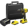 Stanley Fatmax SFMCD720D2K-QW Taladro Atornillador Litio Brushless 80 Nm 18V con 2 Baterías 2Ah