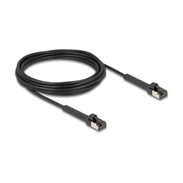 DeLOCK Cable de red RJ45 Slim Cat.6A U/FTP 5 m Negro