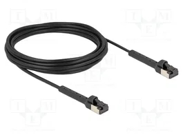 DeLOCK Cable de red RJ45 Slim Cat.6A S/UTP 5 m Negro