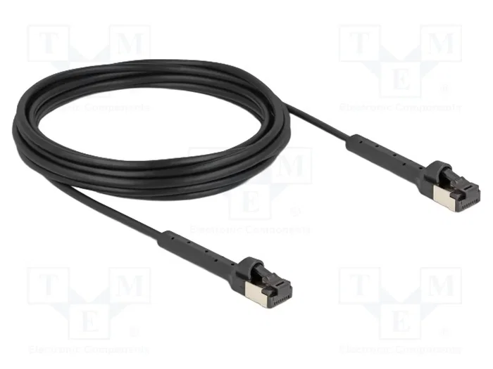 DeLOCK Cable de red RJ45 Slim Cat.6A S/UTP 5 m Negro DeLOCK Cable de red RJ45 Slim Cat.6A S/UTP 5 m Negro