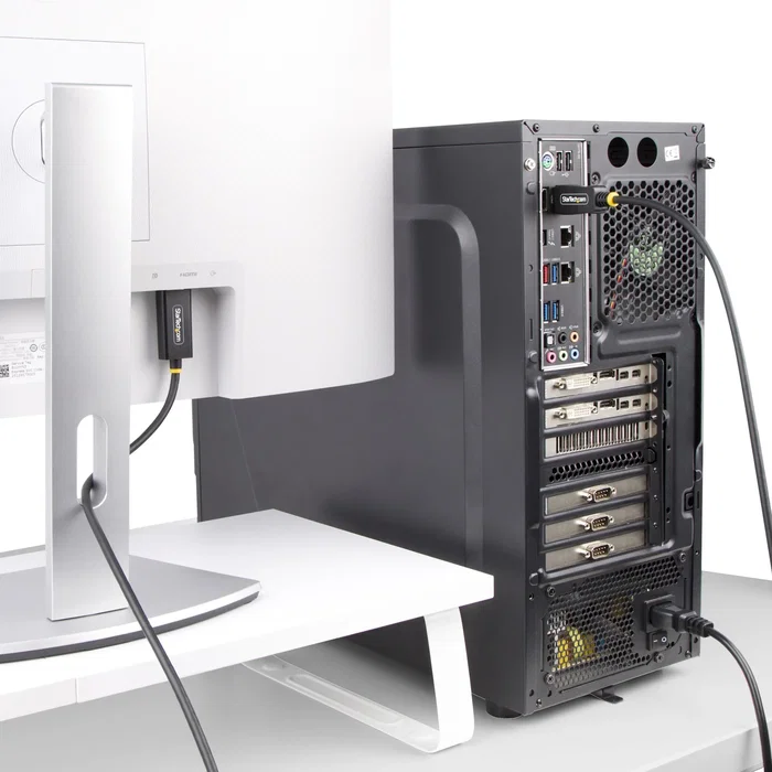 Startech Adaptador de Cable DisplayPort a HDMI 6F-DP-HDMI-4K60-HDR - 2m - 4K 60Hz HDR - DP 1.4 a HDMI 2.0b - Conversor Activo de Video