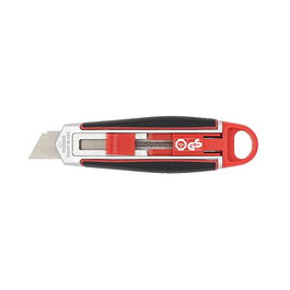 WEDO 78 830 Cutter de Seguridad con Cuchilla Larga 60 x 19mm Negro/Rojo