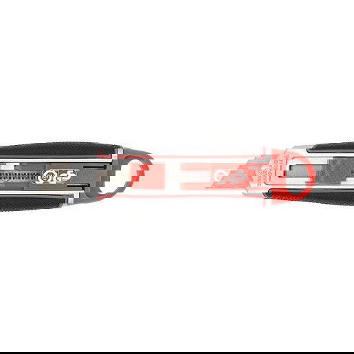 WEDO 78 830 Cutter de Seguridad con Cuchilla Larga 60 x 19mm Negro/Rojo