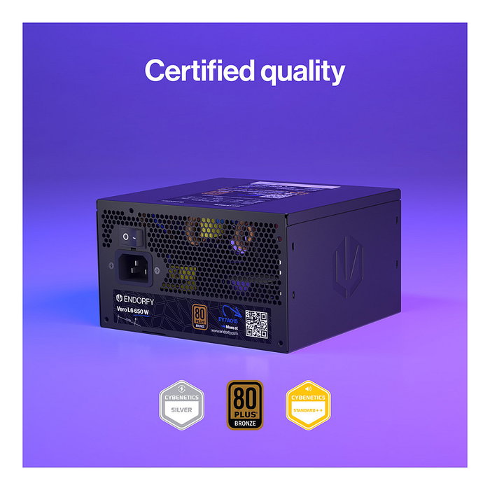 Endorfy Vero L6 650W 80 PLUS Bronze ATX