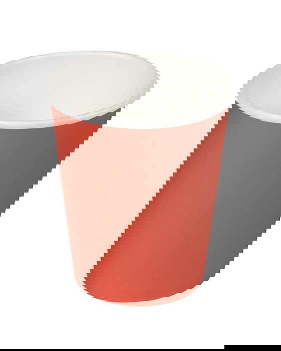 Algon Set 24 Vasos de Cartón Rojos 200 cc 7.3 x 8 x 7.3 cm (36 Unidades)