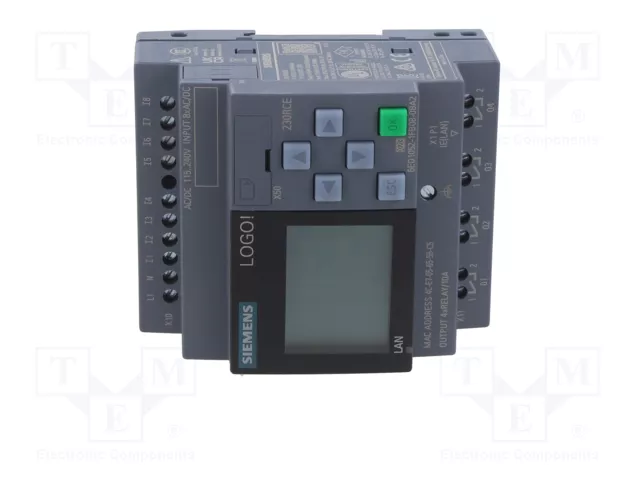 SIEMENS LOGO!8 Relé programable 10A 8 Entradas 4 Salidas