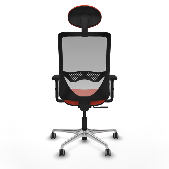 PIQUERAS Y CRESPO Silla de oficina Zulema con mecanismo Sincro, Naranja oscuro y Gris PIQUERAS Y CRESPO Silla de oficina Zulema con mecanismo Sincro, Naranja oscuro y Gris