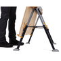 Toughbuilt Caballetes Portátiles / Mesa de Trabajo C650, 2 unidades, Acero, Capacidad 590 kg por caballete (1180 kg total), Revestimiento Anticorrosión, Asa de Transporte