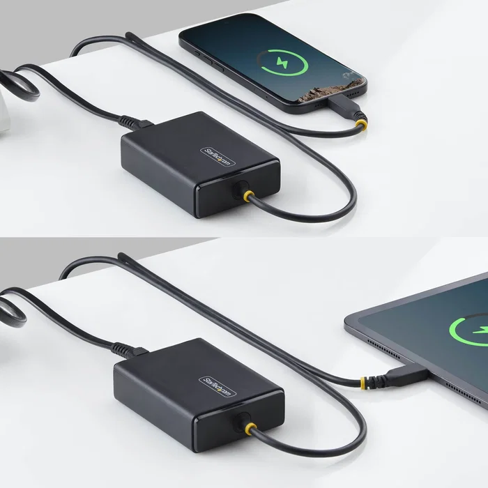 StarTech.com Cargador USB-C 100 W para Portátil con Cable Integrado