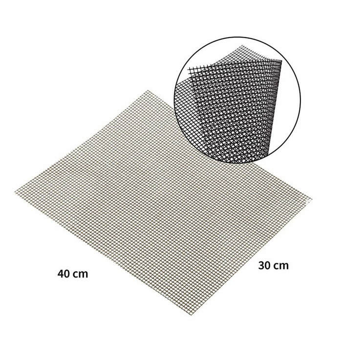 Flower Alfombrilla antiadherente okfuego 30 x 40 cm, 3 uds Flower Alfombrilla antiadherente okfuego 30 x 40 cm, 3 uds