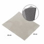 Flower Alfombrilla antiadherente okfuego 30 x 40 cm, 3 uds
