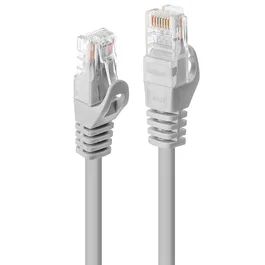 Lindy 48165 Cable de Red Ethernet Cat6 U/UTP RJ-45 Macho 5 Metros Color Gris