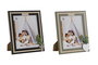 DKD Home Decor Pack de 2 Marcos de Fotos 20x25 MDF y Cristal Surtidos