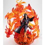 Megahouse Figura Naruto Shippuden Uchiha Itachi PVC 38 cm - Figura de anime pintada a mano con base y ventana