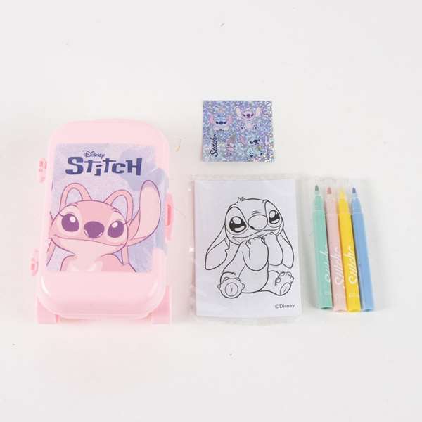 Stitch Set de Papelería Sorpresa 8.5 x 13.6 x 5.0 cm - Color Azul