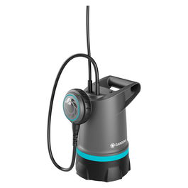 GARDENA Klarwasser Tauchpumpe 20000 BASIC 9016-47, Bomba sumergible 550W, 20000 l/h, 0.9 bar, 9 m, acero inoxidable, 10 m cable