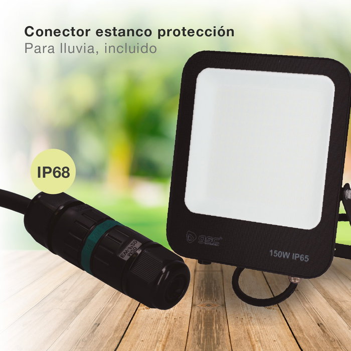 GSC Evolution Proyector LED Santadi 150W 6500K IP65 Negro