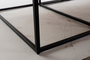 DKD Home Decor Set de 2 Mesas de Centro de Metal y Mango Natural