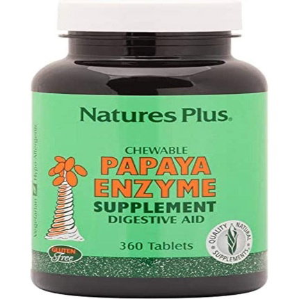 NATURES PLUS Papaya Enzyme 360 comprimidos masticables NATURES PLUS Papaya Enzyme 360 comprimidos masticables