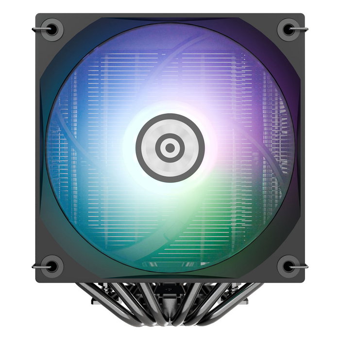 Enermax ETS-T60D-ARGB Refrigerador de aire Negro con iluminación LED