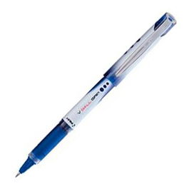 Pilot V-Ball Grip Roller Azul 0.5mm Punta Fina 0.3mm Trazo Tinta Líquida