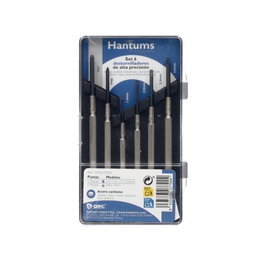 Hantums Set de 6 destornilladores de alta precisión (4 planos y 2 Phillips)