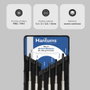 Hantums Set de 6 destornilladores de alta precisión (4 planos y 2 Phillips)