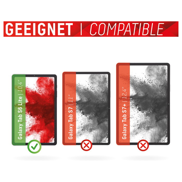 Displex Protector de Pantalla de Vidrio Templado 9H para Samsung Galaxy Tab S6 Lite 10.4 pulgadas