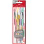 Faber Castell Juego de 4 Pinceles Colores Pastel para Bellas Artes