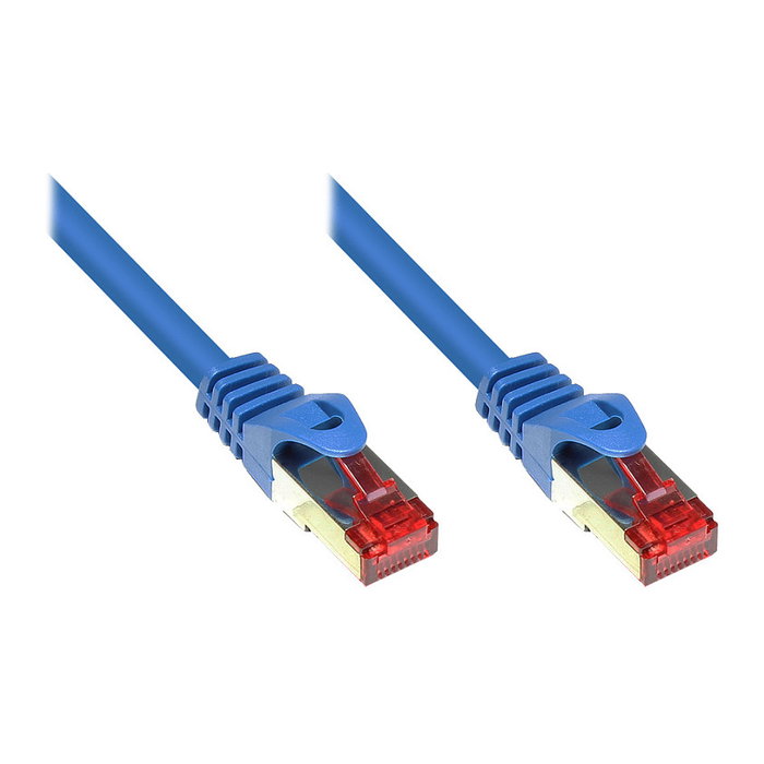 GoodConnections Patchkabel Cat.6 S/FTP RJ-45 Azul 0.25m - 250 MHz, S-STP, PVC, referencia Alcasa 8060-003B GoodConnections Patchkabel Cat.6 S/FTP RJ-45 Azul 0.25m - 250 MHz, S-STP, PVC, referencia Alcasa 8060-003B