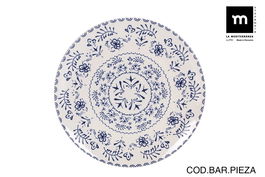 La Mediterranea Plato Llano "Blur" Monaco Brillo 26 cm (6 Unidades)
